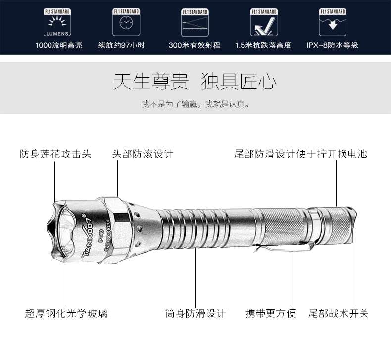 強光手電筒